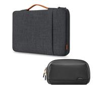 Inateck Housse 13-13,6 Pouces Ordinateur Portable Compatible avec 13 MacBook Air/Pro M3/M2/M1 2024-2012, 14 MacBook Pro/Max M5/M4/M3/M2/M1 2025-2021, avec Sac de Rangement Câbles