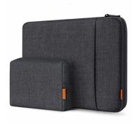 Inateck Housse 14" 360° – Compatible MacBook Air 15.3 M3/M2, Chromebook, MateBook D14 – Noir Gris