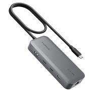 Inateck Hub USB C 10 en 1, Adaptateur USB 3.2 C Double Moniteur ver HDMI 4K, USB C 4K Vidéo+Données, 100W PD, 2*10Gbps USB C, 2*USB3.0 A, RJ45, Lecteur de SD/TF, Câble 50cm, Pour Windows, Linux, MacOS