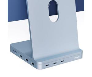 Inateck iMac Station Accueil Compatible avec iMac 24 Pouces 2021, USB 3.2 Gen 2, Hub USB en Aluminium 8-en-1 avec Boîtier SSD NVMe et Slot pour Carte SD, DK2001