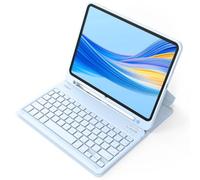 Inateck KB04002 Étui de clavier compatible avec iPad Air 6 11" 2024, iPad 10 Gen 2022, iPad Air 5/4 (2022/2020) 10,9", iPad Pro 11 4/3/2/1, QWERTZ, avec porte-stylo amovible