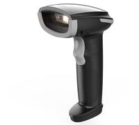 Inateck Lecteur Code Barre sans Fil 1D 2D QR, Douchette Code Barre 3 en 1 Compatible avec Bluetooth et 2,4 GHz sans Fil et Filaire USB, 2600 mAh, avec APP et SDK, pour Android iOS PC, BCST-23, Gris