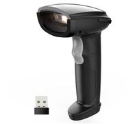 Inateck Lecteur Code Barre sans Fil 1D 2D QR Douchette Code Barre avec Bluetooth 2 4 GHz sans Fil Filaire USB gris foncé