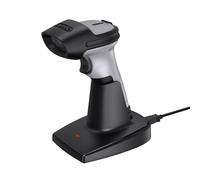 Inateck Lecteur Code Barre sans Fil 1D avec Base de Chargement, Douchette Code Barre avec Bluetooth et Filaire USB, 2600 mAh, Scan Rapide et Précis, pour Windows Android iOS, BCST-70