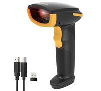 Inateck Scanner de Code-Barres Bluetooth, Lecteur de Code-Barres USB sans Fil 1D, 1 Charge par Mois, Scanner avec APP et SDK G