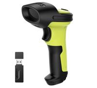 Inateck Lecteur Code Barre sans Fil 2D, Douchette Code Barre Bluetooth, Scanner Code Barre QR Code, 1 Charge 3 Mois, avec AI/APP et SDK, BCST-72, Vert