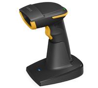Inateck Lecteur de Code Barres 2D 1D QR sans Fil, Bluetooth 5.0, Scanner Codes sur l'écran, avec Base Intelligente