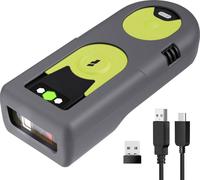 inateck Lecteur de code-barres Bluetooth®, radio 1D, 2D LED Black, Green scanner à main avec pied