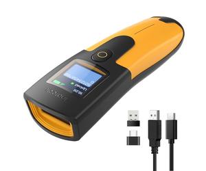 Inateck Lecteur de Codes-Barres sans Fil 1D avec écran, Douchette Code Barre de Poche Bluetooth, Portable avec Batterie de 1000 mAh, 1 Charge de 3 Mois, Nano 230D