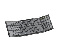 Inateck Nomad N0135 Clavier pliable sans fil avec pavé numérique et fonction intelligente AI pour iPad/iPhone/Android/Windows/tablettes, avec support