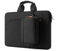 Inateck Ordinateur Portable Housse 13-13,6 Pouces Compatible avec 13″ MacBook Air/Pro M3/M2/M1 2024-2012,14″ MacBook Pro M3/M2/M1 Pro/Max 2023-2021,12,3 Surface Pro 11-3,avec Pochette Accessoires,Noir