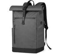 Inateck Sac à Dos Femme Homme Antivol pour Ordinateur Portable 17 Pouces Sac à Dos Vélo Résistant aux Éclaboussements, avec Port d'Écouteurs/Câble et Zip d'Accès Rapide - Gris