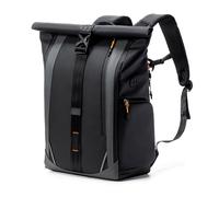 Inateck Sac à dos RollTop 22-26,8L pour ordinateur portable, compartiment principal s'ouvrant à 180° et fermeture éclair