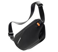 Inateck Sac Banane Ville Femme& Homme, Sacoche Homme Bandouliere Léger à Sangle Réglable, Imperméable, Multifonction pour Voyage, Cyclisme, Travail, Sports, et Randonnée, Noir
