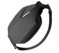 Inateck Sacs Banane Ville Hommes et Femmes avec bandoulière réglable, Sacoche Ceinture Polyvalent pour Voyage, Randonnée, Cyclisme, Travail, Sport, Noir