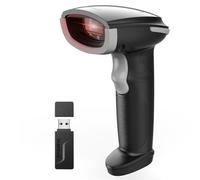 Inateck Scanner de Code-Barres Bluetooth AI, Scanner de Code 1D sans Fil, Scanner Portatif avec APP et SDK, Batterie 2000mAh, BCST-21 AI Gris