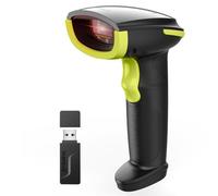 Inateck Scanner de Code-Barres Bluetooth AI, Scanner de Code 1D sans Fil, Scanner Portatif avec APP et SDK, Batterie 2000mAh, BCST-21 AI Vert