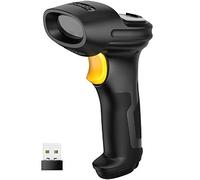 Inateck Scanner de Code-Barres Laser sans Fil 2.4GHz, Rayon de 35m, Scan Automatique et Précis, 180 Jours D'autonomie en Veille, BCST-60-BK