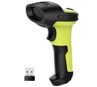 Inateck Scanner de Code-Barres Laser sans Fil 2.4GHz, Rayon de 35m, Scan Automatique et Précis, 180 Jours D'autonomie en Veille, BCST-60