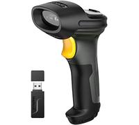 Inateck Scanner de Codes à Barres sans Fil 1D, Lecteur de Codes à Barres Bluetooth, 100 Mètres de Portée de Transmission, Lire Les Codes-Barres sur L'écran, Pro 7
