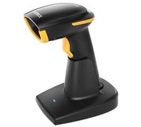 Inateck Scanner de Codes-Barres Bluetooth 2D, Scanner QR Code 2D sans Fil avec Batterie de 2600 mAh et Base de Charge Intelligente, Scanner Portable Supportant AI, APP, SDK, BCST-36