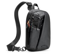 Inateck Sac bandoulière X-Row - Poche RFID, léger, résistant aux éclaboussures, noir