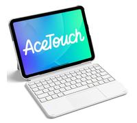 Inateck Ultraléger Clavier iPad Bluetooth pour 2025 iPad 11/10 eme Gen A16, iPad Air Pro 11 Pouces, avec Pavé Tactile, AZERTY