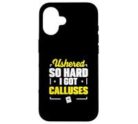 Inauguré si fort que j'ai des callosités C'est drôle d'inaugurer de fiers huissiers Coque pour iPhone 16