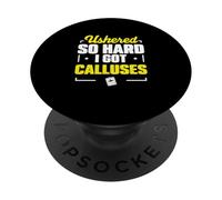 Inauguré si fort que j'ai des callosités C'est drôle d'inaugurer de fiers huissiers PopSockets PopGrip Adhésif