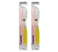 Inava Brosse à Dents 20 100 Souple Lot de 2