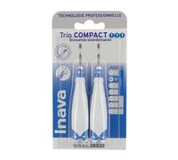 Inava Brossettes Trio Compact 0,8 mm – espaces étroits – 6 recharges