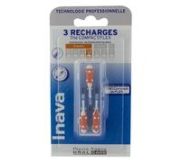 Inava Brossettes 3 Recharges Étroits 1.2mm Orange