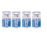 Inava Brossettes 3 Recharges Trio Compact violet - 6 à 4 mm Espace Interdentaire Large lot de 4 x 3 = 12 recharges