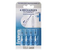 Parapharmacie > Hygiène & Premiers soins > Soins Bucco-Dentaire > Brosses à dents Inava Brossettes Recharges pour Trio Compac x 4 0,8 mm