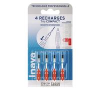 Inava Recharges Brossettes Interdentaires Rouge ISO 4 1,5mm 4 Pièces