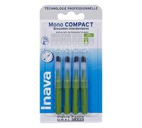 Inava Brossettes 2.2mm Mono Compact Espaces Très Larges Vert 4 unités