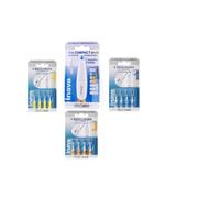 Inava Brossettes Interdentaires - Kit Complet + 3 Recharges (12 Brossettes) - Nettoyage Interdentaire Précis - Hygiène Bucco-Dentaire
