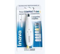 Inava Brossettes interdentaires TrioCompact ISO 0/1/2 – 30 pièces
