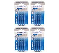 Inava Brossettes Mono Compact Bleu 0,8 mm lot de 4 x 4 = 16