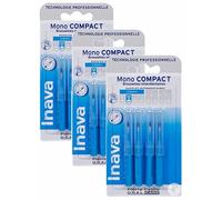 Inava Brossettes MONO COMPACT Bleues 0.8 mm ISO4 - Bte/4 - Lot de 3 Btes