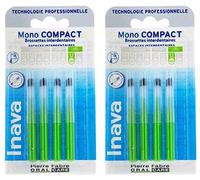 Inava Brossettes 2.2mm Mono Compact Espaces Très Larges Vert 4 unités