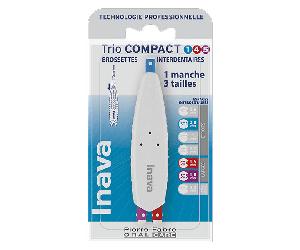 Inava Brossettes Trio Compact 1. 4. 5 Espaces Larges et Etroits 3 recharges
