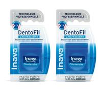 Inava DentoFil Chlorhexidine Fil dentaire ciré chlorhexidine Set(S) 2x50 m