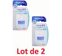Inava Fil Dentaire Dentofil White Expanding Mentholé 25 Mètres Lot De 2