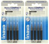 Inava Mono Compact Brossette Interdentaire Etroit Noir 0,6 mm lot de 2 x 4 = 8