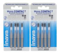Inava Mono COMPACT Brossettes interdentaires XL 2,6 mm Gris Brosse(S) À Dents 2x4 pc(s)