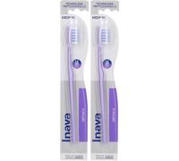 Inava Ortho-X Brosse à dents orthodontique medium Brosse(S) À Dents 2x1 pc(s)