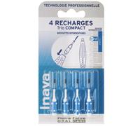 Parapharmacie > Hygiène & Premiers soins > Soins Bucco-Dentaire > Brosses à dents Inava Brossettes Recharges pour Trio Compac x 4 0,8 mm
