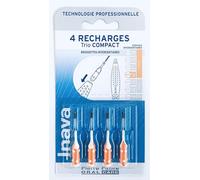 Parapharmacie > Hygiène & Premiers soins > Soins Bucco-Dentaire > Brosses à dents Inava Brossettes Recharges pour Trio Compac x 4 1,2 mm