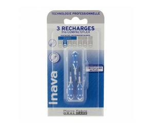 Inava Trio Compac Brosset Rechar Bleu Blist/3